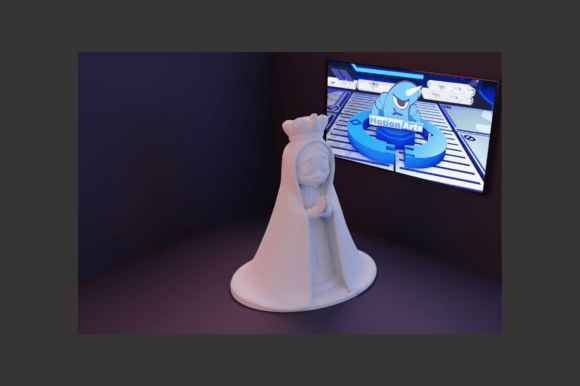 Arquivo STL 3D – Nossa Senhora Aparecida: Unindo Fé, Arte e Tecnologia Digital