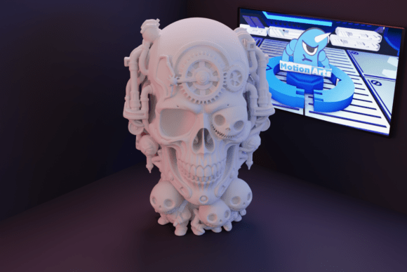Caveira Mecânica: The Ultimate 3D Print Model