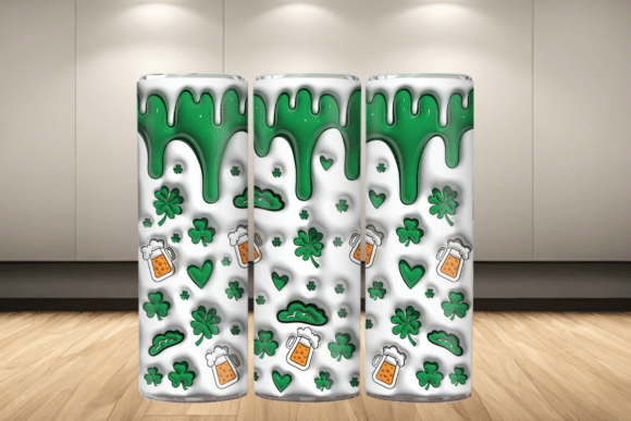 Elevating Your Sublimation Business with St. Patrick’s Day 3D Tumbler Designs