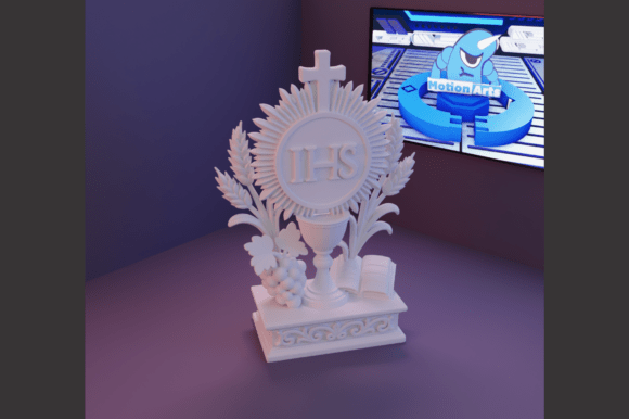 Eucaristia Sagrada: Unindo Fé, Arte e Tecnologia na Impressão 3D