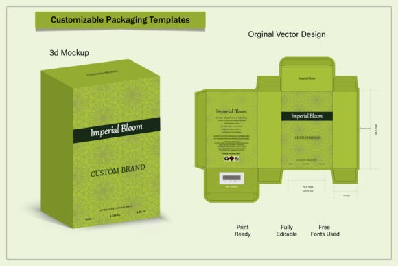 Evaluating Perfume Box Design 3D Mock-ups for Premium Packaging