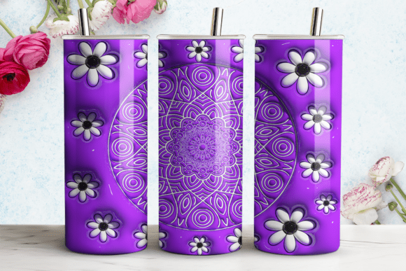 Integrating the Flower 3D Tumbler Design Wrap into Your Sublimation Workflow