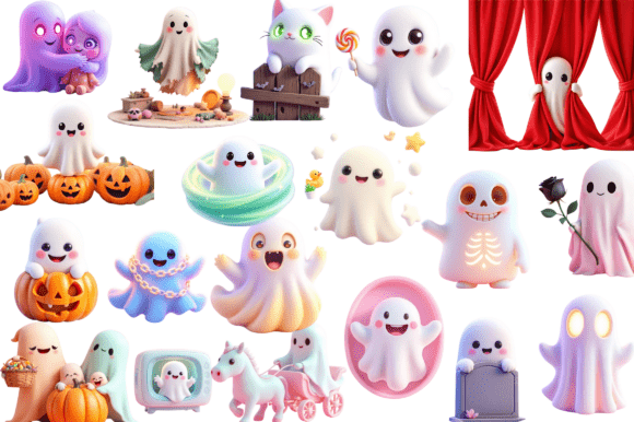 Integrating the Halloween 3D Ghost Design Bundle into Your Creative Workflow