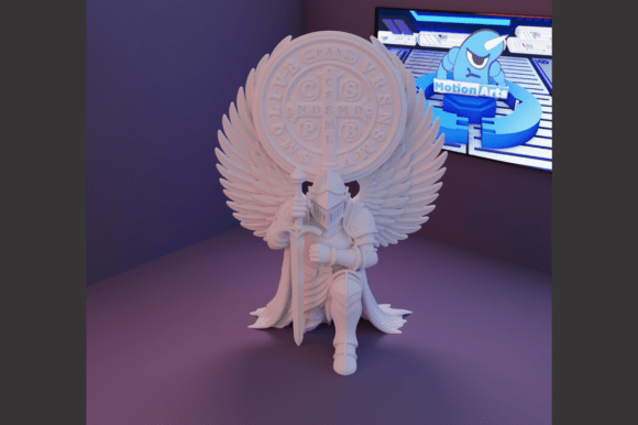 Sao Bento Medalha Milarosa: 3D Faith