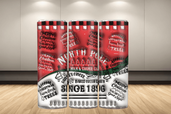 Strategic Positioning with Christmas 3D Tumbler Design Wrap Assets