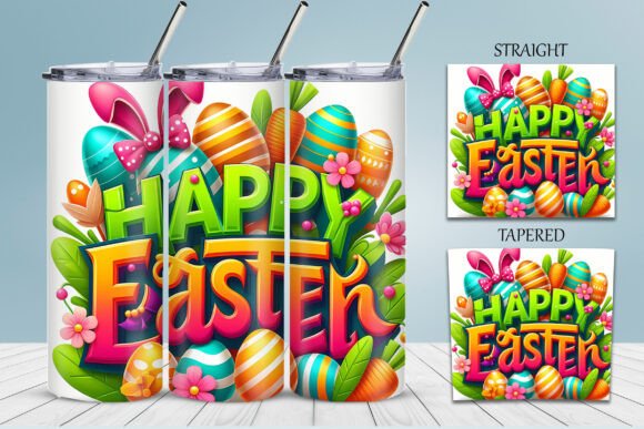 Understanding Vibrant Easter 3D Lettering Design for Custom Tumbler Wraps